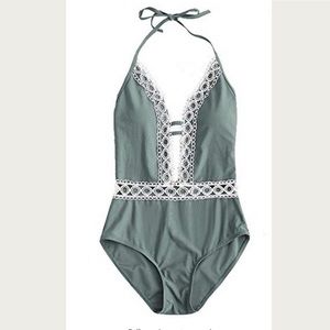 Moore olive green Women’s swimsuit